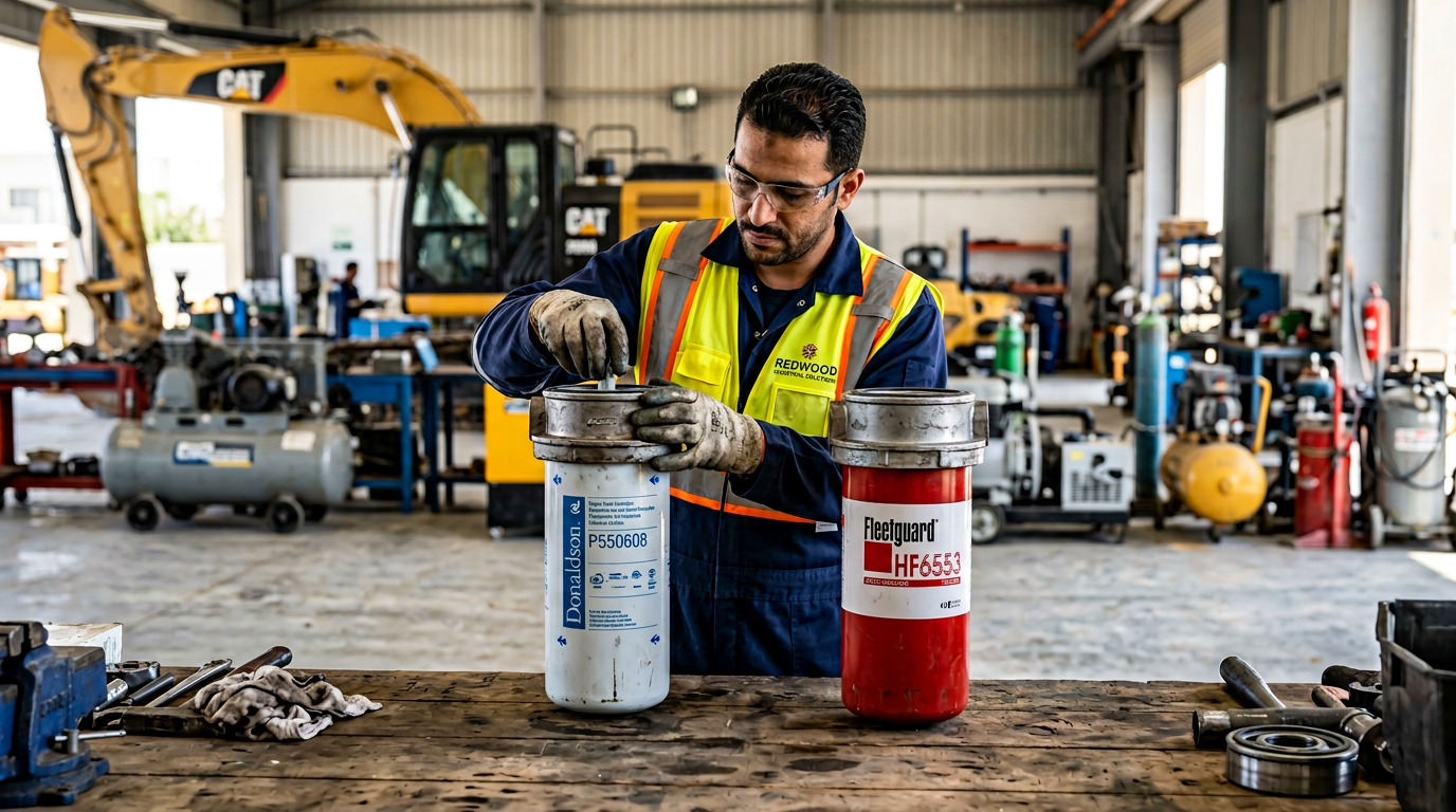 Industrial filters comparison Donaldson and Fleetguard for GCC operations