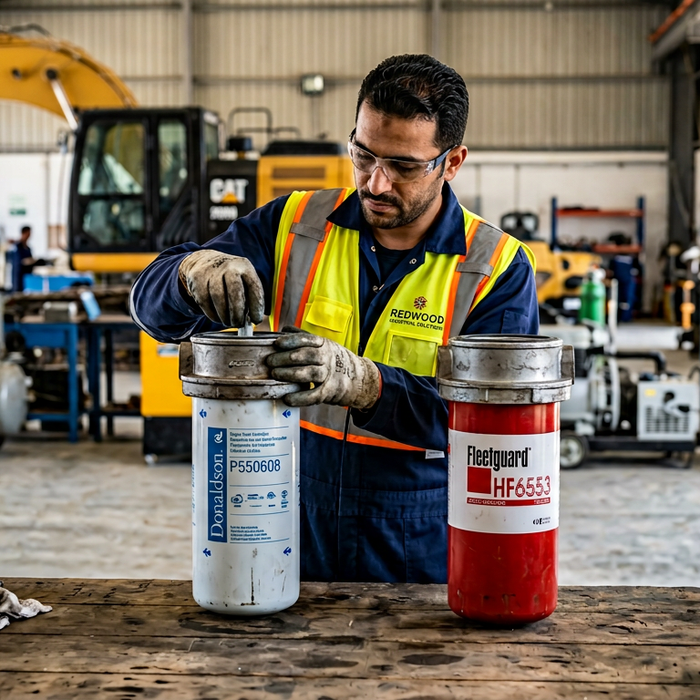Industrial filters comparison Donaldson and Fleetguard for GCC operations