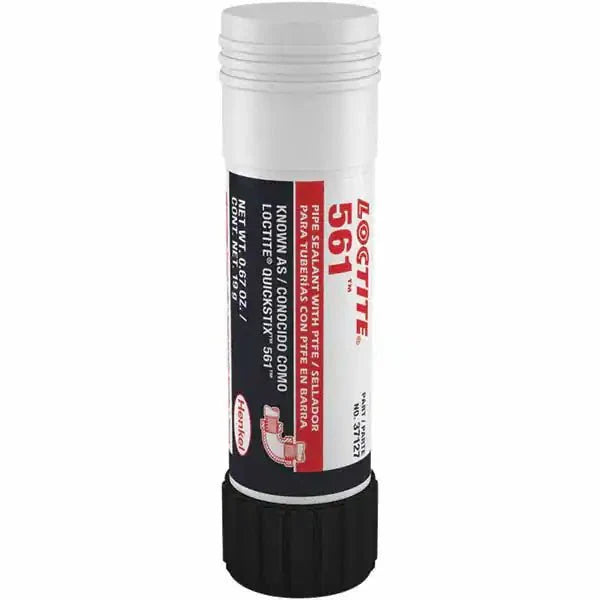 Loctite 463973 Pipe Thread Sealant: 561, 0.7 oz, Stick, White, No-Drip