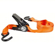 Keeper 05505 Tie Down Strap Ratchet, S-Hook, Gen Purpose, 1 in Wd, 400 lb WLL, Orange, 14 ft Lg, 4 PK