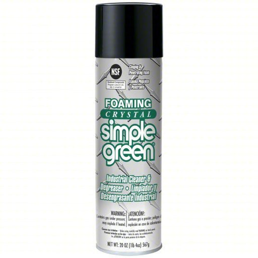 Simple Green 0610001219010 Cleaner/Degreaser Water Based, Aerosol Spray Can, 20 oz Container Size, Ready to Use