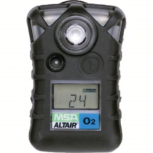 MSA 10092523 Single-Gas Detector High 23% vol/Low 19.5% vol Alarm Setting, IP67, Oxygen