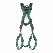 MSA 10206060 Fall Protection Harness Vest Harness, Quick-Connect / Tongue, Mating, 2XL, Padded