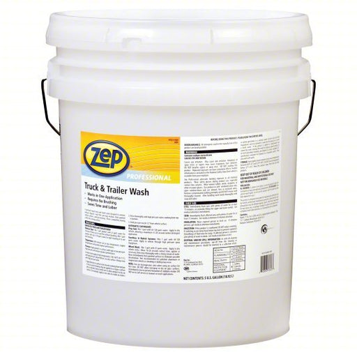 ZEP 1041566 Truck And Trailer Wash, Pail, 5 gal Concentrate, Liquid, Mild - Redwood.KV3AAJ4