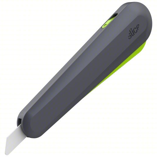 Slice 10563 Utility Knife 6 1/2 in Overall Lg, Plain, 2 1/4 in Overall Wd, Nylon, Black/Green