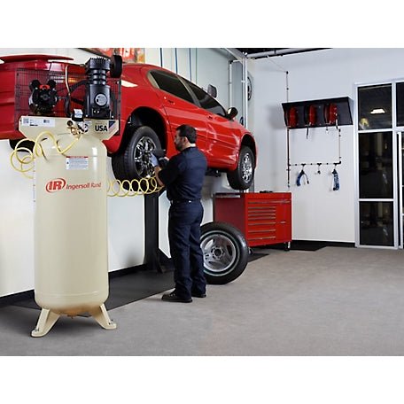 Ingersoll-Rand 20103172 5 hp 60 Gal Stationary Electric Vertical Air Compressor Single Phase, 230V, 135 Max psi, 18.1 CFM