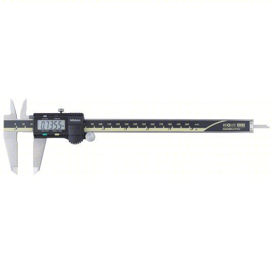 Mitutoyo 500-197-30 4-Way Digital Caliper 0 in to 8 in/0 to 200 mm Range, ±0.001 in Accuracy, Stainless Steel