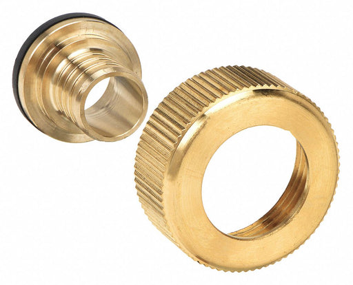 Zurn QQSFC55GX Barbed Fitting Adapter, 1 in ID x 1 in Pipe Size, Barbed x FNPT, Brass, Crimp