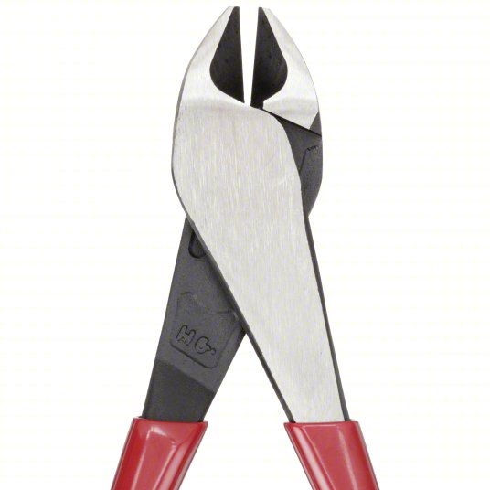 Klein D228-7 High Leverage Diagonal Cutting Plier Std, Straight, Oval, 7/8 in Jaw Lg, 1 1/4 in Jaw Wd, 6 - 8 in