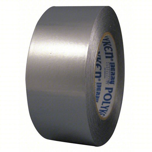 Polyken 345SW Foil Tape 2 in x 60 yd, 5.5 mil Thick, Aluminum, Silver PK24