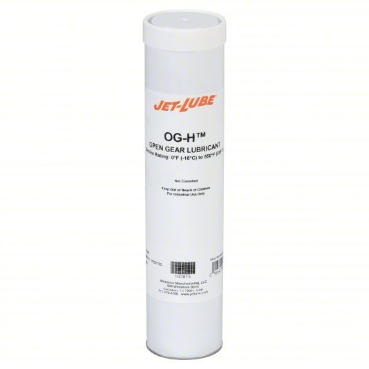 Jet-Lube 26050 Gear Lubricant OG-H, 14 oz, Cartridge, NLGI Grade 3, Clay Thickener