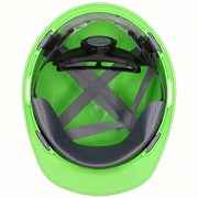 MSA 815565 Hi-Visibility Green, No Graphics, Ratchet (4-Point), Polyethylene, Side-Slots, MSA, V-Gard