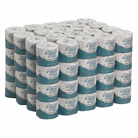 Georgia-Pacific 16880 Toilet Paper Roll 2 Ply, 450 Sheets, 150 ft Roll Lg, 4 7/8 in Roll Dia., 80 PK