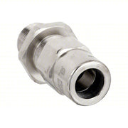 Appleton TMC2075075NB Cable Connector, 3/4 In, Straight, Silver