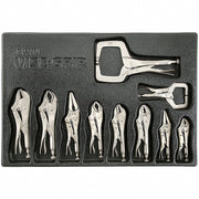 Irwin 1078Tray 10 pcs. Locking Pliers and C-Clamp Set