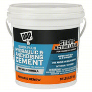 DAP 14090 Hydraulic Cement Quick Plug, Cement, 10 lb Container Size, Pail, Gray
