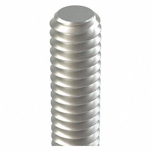 Redwood U51070.050.7200 Fully Threaded Rod, 3/8"-16, 12 ft, 18-8 Stainless Steel, 18-8, Plain Finish