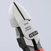 Knipex 70 01 160 Diagonal Cutting Plier Std, Straight, Narrow, 3/4 in Jaw Lg, 7/8 in Jaw Wd, 6 1/4 in Overall Lg