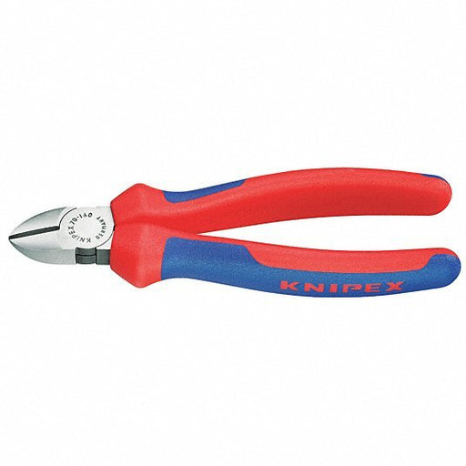 Knipex 70 02 140 Diagonal Cutting Plier Std, Straight, 3/4 in Jaw Lg, 5/8 in Jaw Wd, 5 1/2 in Overall Lg