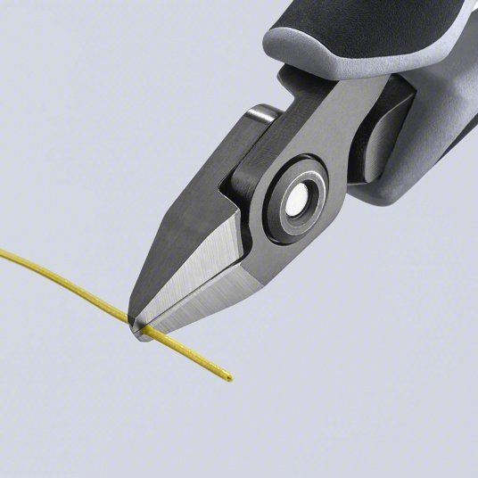 Knipex 79 32 125 ESD Precision Diagonal Cutting Plier ESD-Safe, Std, Pointed, 5 in Overall Lg, 1/2 in Jaw Lg