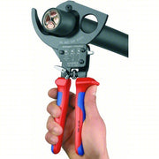 Knipex 95 31 280 SBA Ratchet Cable Cutter Multi-Component Handle, Shear, For 2 1/16 in Max Dia Data Cable, Steel