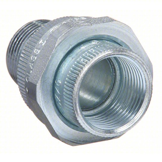 Appleton UNY50NR Male to Female Union, HazLoc, Steel, 1/2In