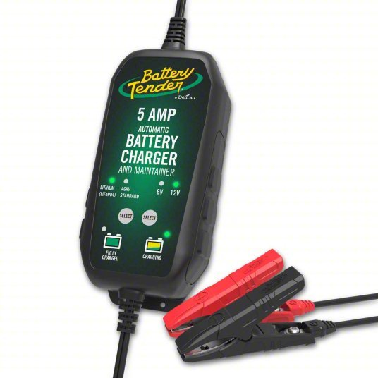 Battery Tender 022-0186G-DL-WH Battery Charger Charging/Maintaining, Auto, For AGM/Lead Acid/Wet Cell, Float