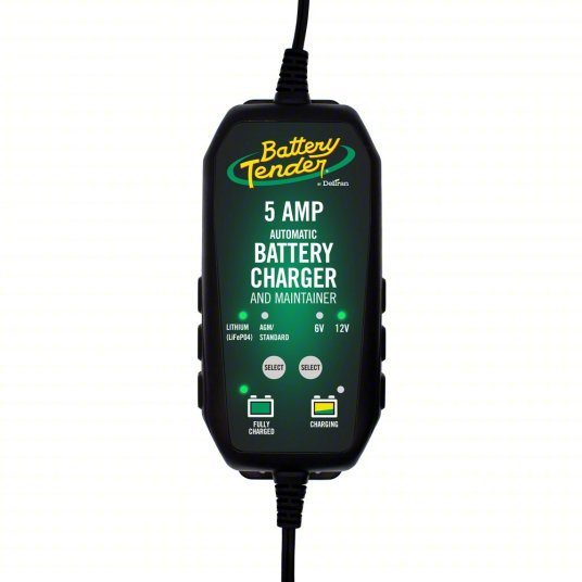 Battery Tender 022-0186G-DL-WH Battery Charger Charging/Maintaining, Auto, For AGM/Lead Acid/Wet Cell, Float