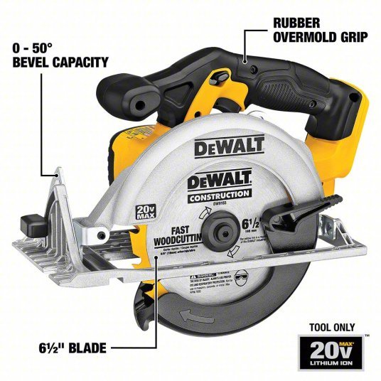 DeWalt DCS391B Cordless Circular Saw, Bare Tool, 20V