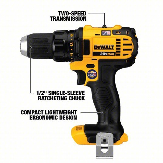 Dewalt DCK280C2 Cordless CombInation Kit, 1.5A/hr., 20V Max