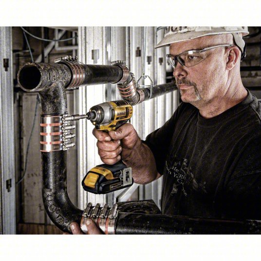 Dewalt DCF885C2 Impact Driver 1,400 in-lb Max. Torque, 2,800 RPM Free Speed, 3,200 Impacts per Minute, (2) 1.5 Ah