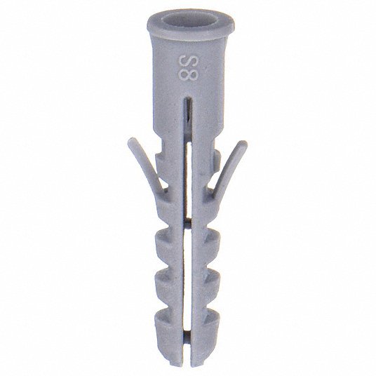 Fabory U63101.037.0001 Screw Anchor, 2-1/4" L, Polyamide