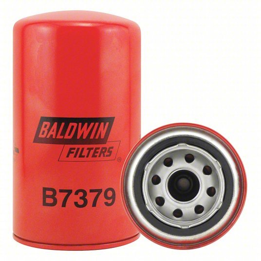 Baldwin B7379 Oil Filter 1" Thread Size Automotive Filters, 6 7/16 in Lg