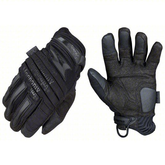Mechanix MP2-F55-009 Tactical Glove Spandex(R), Synthetic Leather, Foam, Black, M, 12 in Lg, Gunn, 1 PR