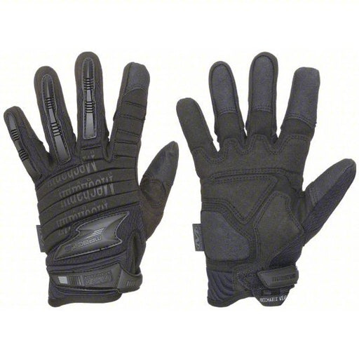 Mechanix MP2-F55-009 Tactical Glove Spandex(R), Synthetic Leather, Foam, Black, M, 12 in Lg, Gunn, 1 PR