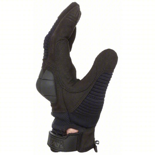 Mechanix MP3-F55-009 Tactical Glove Spandex(R), Synthetic Leather, Foam, Black, M, 11 in Lg, 1 PR