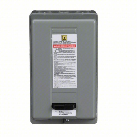 Square D 8911DPSG22V02 Definite Purpose Magnetic Motor Starter Non-Reversing, 2 Poles, 25 A, 120V AC Coil
