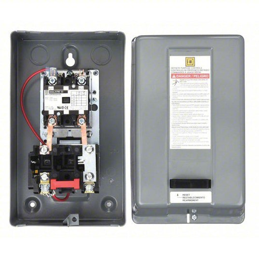 Square D 8911DPSG22V02 Definite Purpose Magnetic Motor Starter Non-Reversing, 2 Poles, 25 A, 120V AC Coil