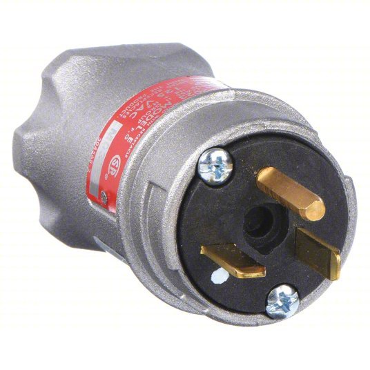 Appleton ECP-2023 Plug 5-20P, 20 A, 125V AC, 3 Poles, Metallic