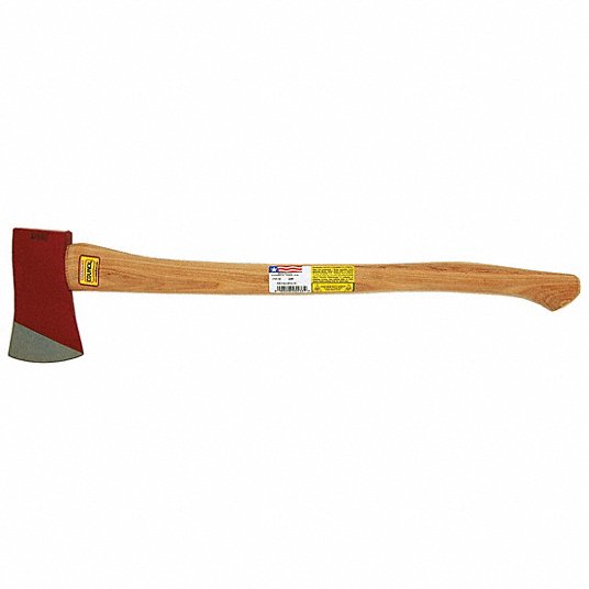 Council Tool 35DR36C Axe, 4-3/4 In Edge, 36 In L, Hickory