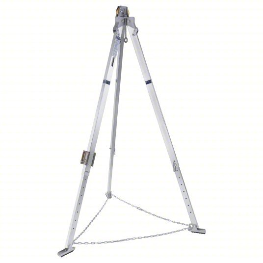 3M DBI-Sala 8000140 Confined Space Aluminum Tripod 5 ft to 7 ft Ht, 47 lb Wt Capacity