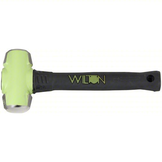 Wilton 20416 Steel Engineering Hammer Steel Handle, 4 lb Head Wt, 1 1/2 in Dia, 18 in Overall Lg, Round Shape