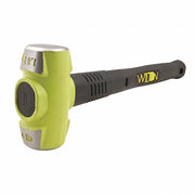 Wilton 20412 Steel Engineering Hammer Steel Handle, 4 lb Head Wt, 1 3/4 in Dia, 12 in Overall Lg, Round Shape