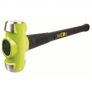 Wilton 21236 Standard Sledge Hammer Steel, Steel Handle, 12 lb Head Wt, 2 1/4 in Dia, 38 in Overall Lg, Steel