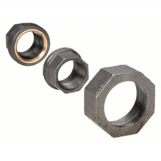Anvil 0312822661 Union Malleable Iron, 1/2 in x 1/2 in Fitting Pipe Size, Female NPT x Female NPT, Class 300
