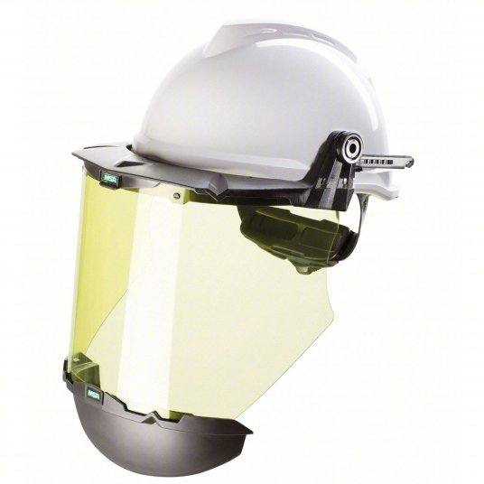 MSA 10121266 Faceshield Frame Plastic, Black, Dielectric Protection, Frame