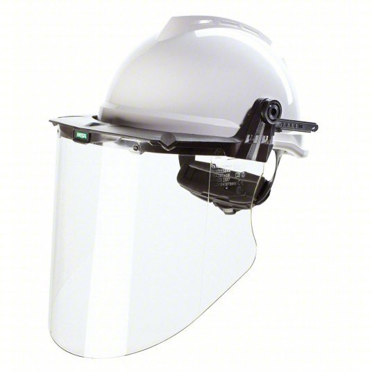 MSA 10121266 Faceshield Frame Plastic, Black, Dielectric Protection, Frame