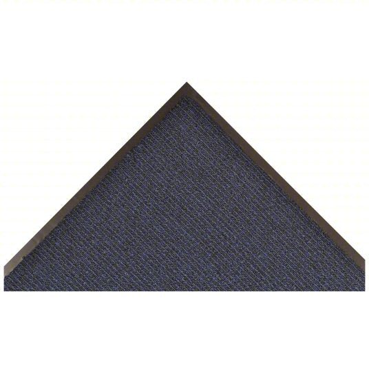 Notrax 132S0035NB Entrance Mat Loop Pile, Indoor, Medium, 3 ft x 5 ft, 3/8 in Thick, Polypropylene, Vinyl, Flat Edge