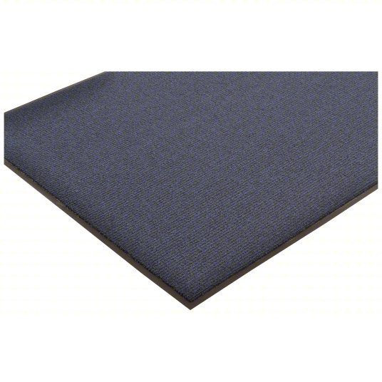 Notrax 132S0035NB Entrance Mat Loop Pile, Indoor, Medium, 3 ft x 5 ft, 3/8 in Thick, Polypropylene, Vinyl, Flat Edge