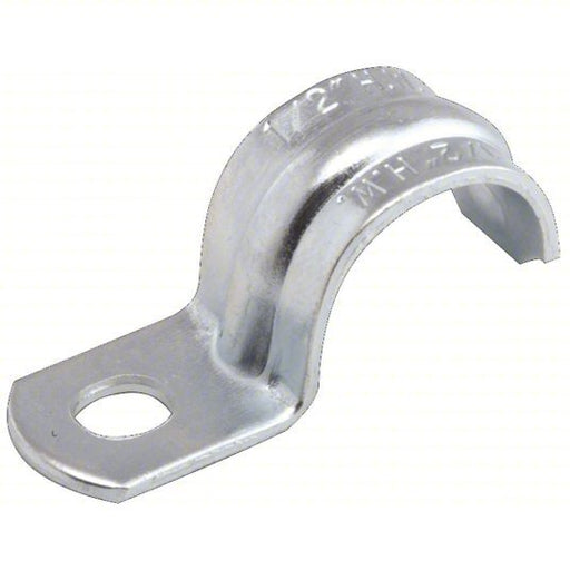 Raco 1332 Conduit & Pipe Strap Clamp, One-Hole 1/2 in Trade Size, Steel, IMC/RMC PK100